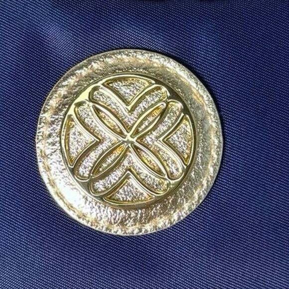 Lily Pulitzer Navy/pink w/ gold Jeanie Belt bag - Picture 2 of 7